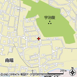 京都府宇治市木幡南山12-70周辺の地図