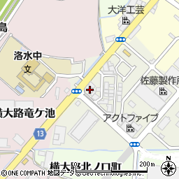 京都府京都市伏見区横大路一本木27-11周辺の地図