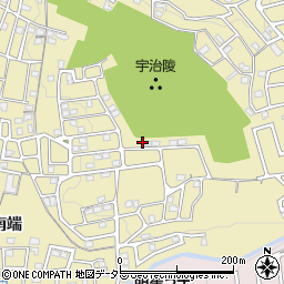 京都府宇治市木幡南山12-96周辺の地図