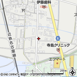 三重県四日市市楠町小倉450周辺の地図