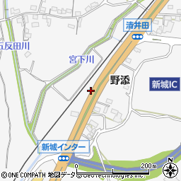 愛知県新城市八束穂（石塚）周辺の地図