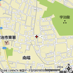 京都府宇治市木幡南山12-206周辺の地図