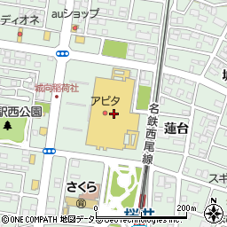 愛知県安城市桜井町貝戸尻60周辺の地図