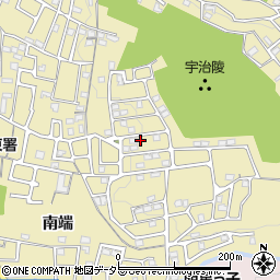 京都府宇治市木幡南山12-61周辺の地図