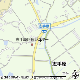 兵庫県三田市志手原475周辺の地図