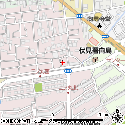 京都府京都市伏見区向島二ノ丸町342周辺の地図