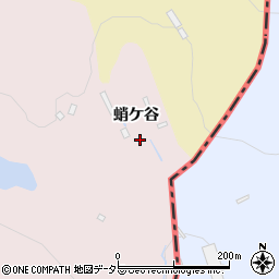 京都府宇治市二尾蛸ケ谷周辺の地図