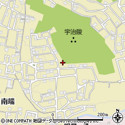京都府宇治市木幡南山12-93周辺の地図