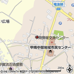 滋賀県甲賀市甲南町竜法師532周辺の地図
