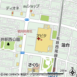 三菱ＵＦＪ銀行アピタ安城南店 ＡＴＭ周辺の地図