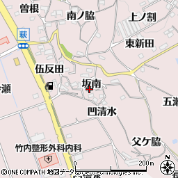 愛知県知多郡阿久比町萩坂南19周辺の地図