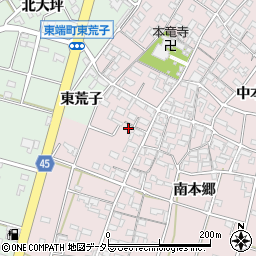 愛知県安城市和泉町南本郷268周辺の地図