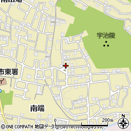 京都府宇治市木幡南山12-52周辺の地図