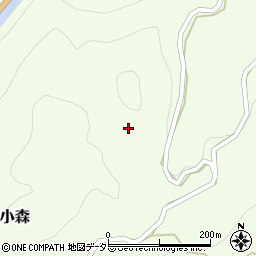 岡山県加賀郡吉備中央町小森405周辺の地図
