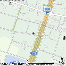 兵庫県加東市家原459周辺の地図