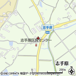 兵庫県三田市志手原851-1周辺の地図