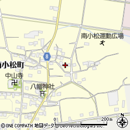 三重県四日市市南小松町1506-2周辺の地図