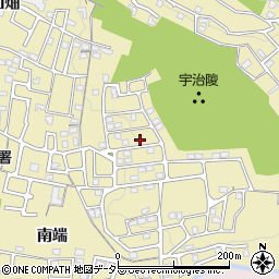 京都府宇治市木幡南山12-56周辺の地図