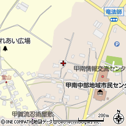 滋賀県甲賀市甲南町竜法師511周辺の地図