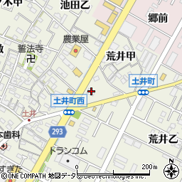 マクドナルド岡崎土井店周辺の地図