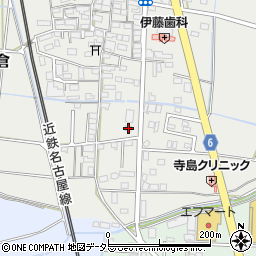 三重県四日市市楠町小倉454-1周辺の地図