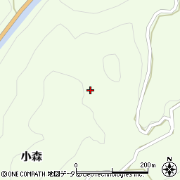 岡山県加賀郡吉備中央町小森358周辺の地図