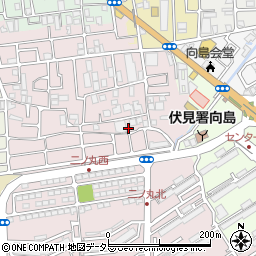 京都府京都市伏見区向島二ノ丸町124周辺の地図