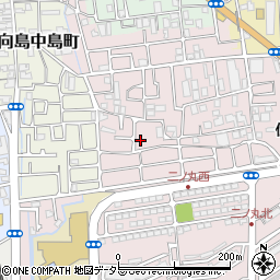 京都府京都市伏見区向島二ノ丸町7周辺の地図