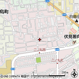 京都府京都市伏見区向島二ノ丸町37周辺の地図