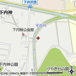 兵庫県三田市下内神14周辺の地図