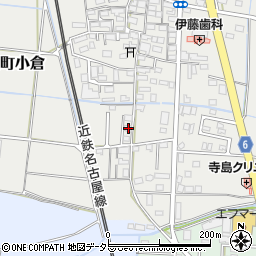 三重県四日市市楠町小倉464-4周辺の地図