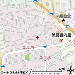 京都府京都市伏見区向島二ノ丸町44周辺の地図