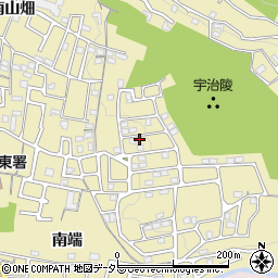 京都府宇治市木幡南山12-47周辺の地図
