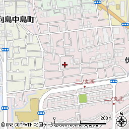 京都府京都市伏見区向島二ノ丸町11周辺の地図