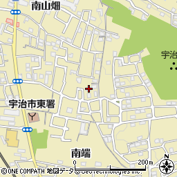 京都府宇治市木幡南山6-1周辺の地図