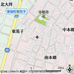 愛知県安城市和泉町南本郷165周辺の地図