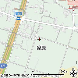 兵庫県加東市家原191周辺の地図