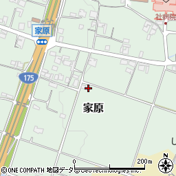 兵庫県加東市家原191周辺の地図