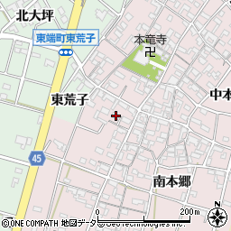 愛知県安城市和泉町南本郷171周辺の地図