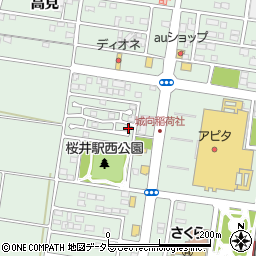 愛知県安城市桜井町貝戸尻周辺の地図