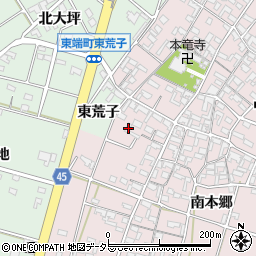 愛知県安城市和泉町南本郷179周辺の地図