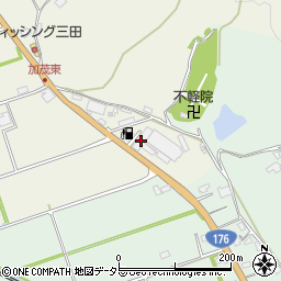 兵庫県三田市加茂189周辺の地図