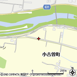 三重県四日市市小古曽町周辺の地図