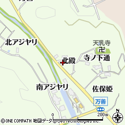 兵庫県川辺郡猪名川町万善北殿7周辺の地図
