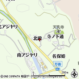 兵庫県川辺郡猪名川町万善北殿14周辺の地図