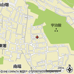 京都府宇治市木幡南山12-42周辺の地図