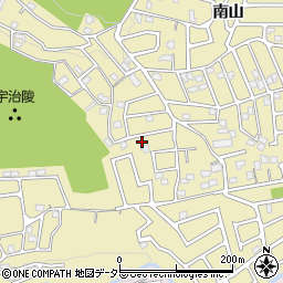 京都府宇治市木幡南山68-76周辺の地図