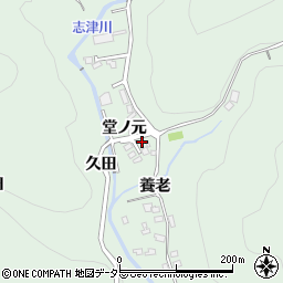 京都府宇治市炭山堂ノ元周辺の地図