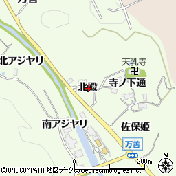 兵庫県川辺郡猪名川町万善北殿周辺の地図