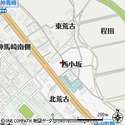 愛知県岡崎市藤川町西小坂20周辺の地図